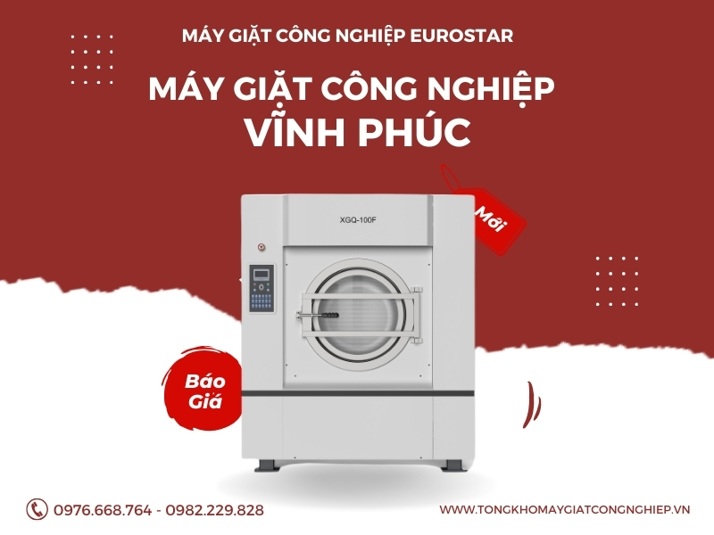 Máy Giặt Công Nghiệp Vĩnh Phúc