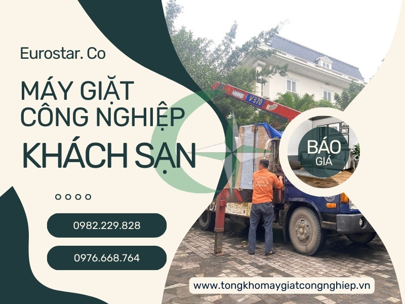 Máy Giặt Công Nghiệp Cho Khách Sạn