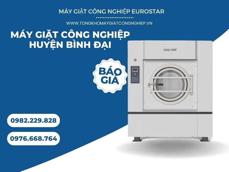 Máy Giặt Công Nghiệp Huyện Bình Đại