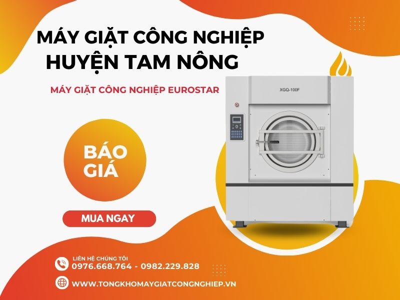 Máy Giặt Công Nghiệp Huyện Tam Nông